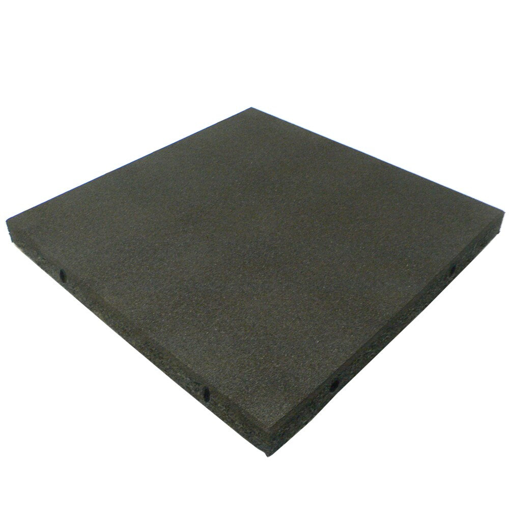 Rubber-Cal 19.5-in W x 19.5-in L x 2.5-in T Interlocking Rubber Gym Floor Tile (2.77-sq ft)