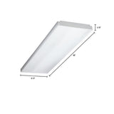 4 ft. 40-Watt White Integrated LED UNV Voltage Premium Wraparound Light - Super Arbor
