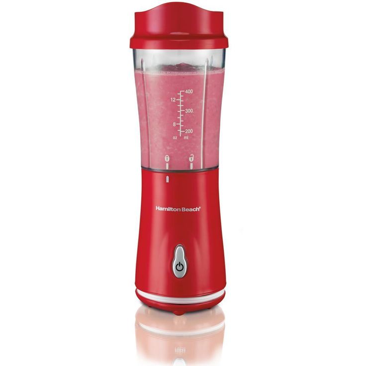 14 oz. Red Single Speed Single Serve Blender with Plastic Jar