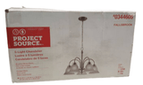 Project Source Fallsbrook 5-Light Brushed Nickel Traditional Chandelier
