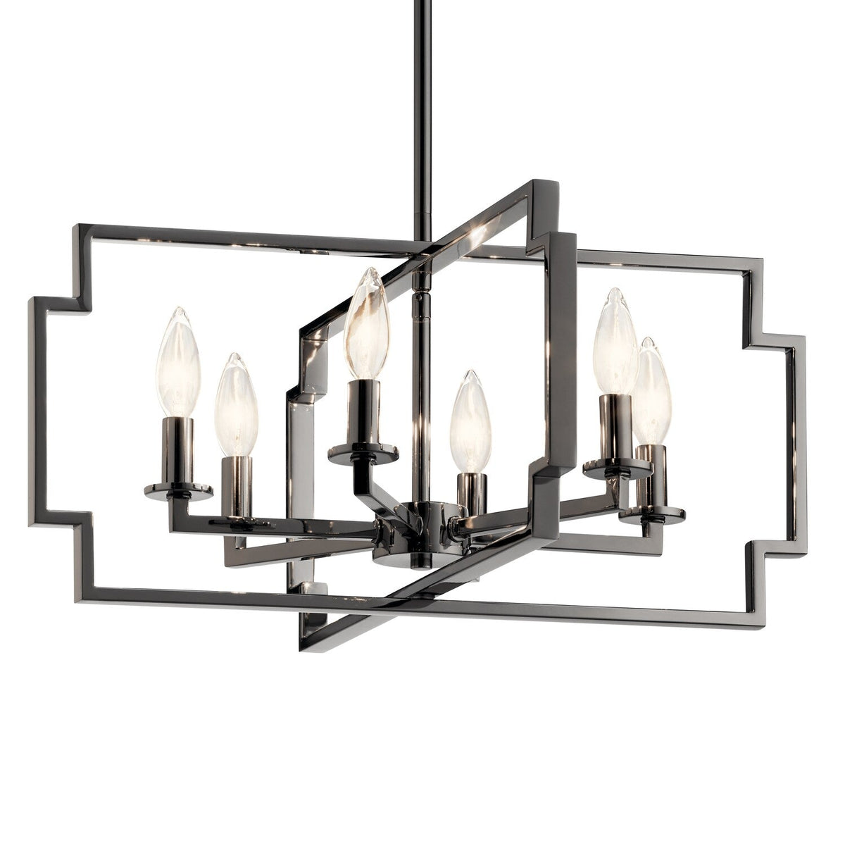 Kichler Downtown Deco 6-Light Chrome Transitional Chandelier