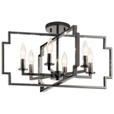 Kichler Downtown Deco 6-Light Chrome Transitional Chandelier