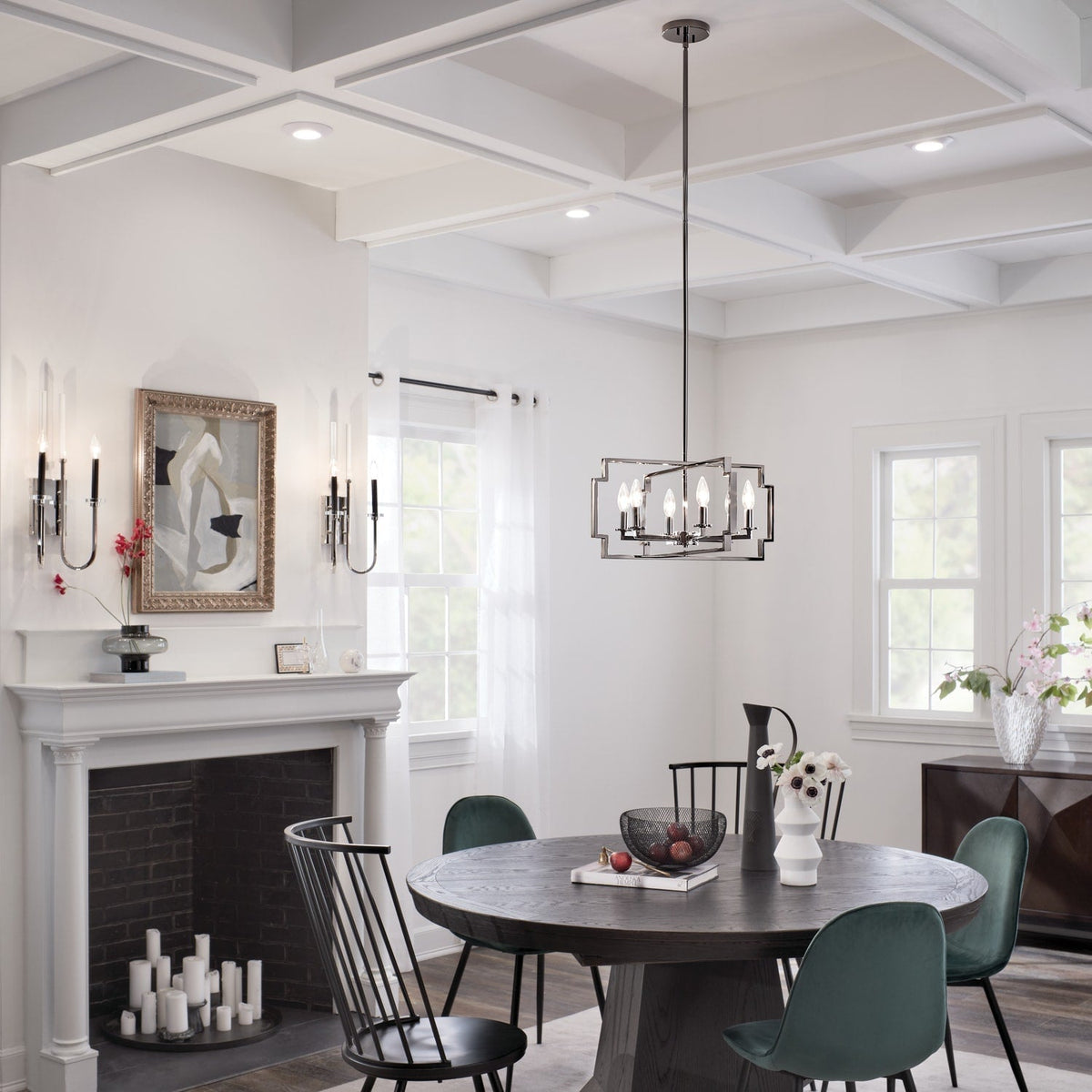 Kichler Downtown Deco 6-Light Chrome Transitional Chandelier