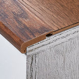 SimpleSolutions 2.37-in x 78.7-in Toasted Chestnut Prefinished Stair Nosing