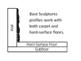 Flexco Charisma Base Sculpture Umber 4.5-in x 480-in Vinyl Wall Base