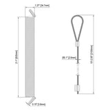 Blue Hawk 120-lb 2-Pack Black Steel Garage Door Extension Springs with Safety Cables
