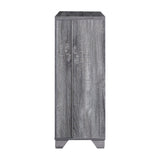 Furniture of America Garrett 31-in x 40-in Gray Rectangle Bar Cabinet