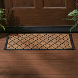 Style Selections 1-1/2-ft x 2-1/2-ft Black Rectangular Indoor Door Mat