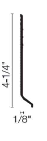 Flexco Merit Base Sculpture Dark Beige 0.125-in T x 4.25-in W x 480-in L Vinyl Wall Base