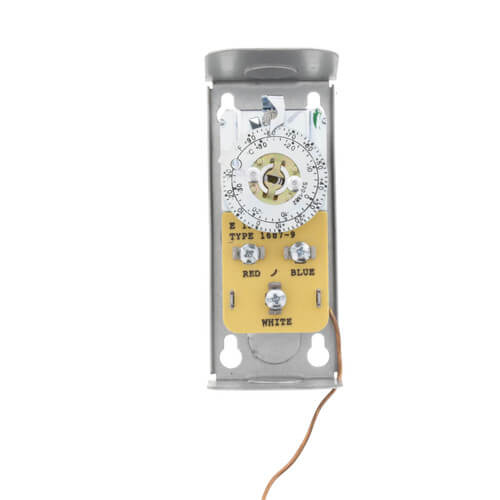 White Rodgers 1687-9 temperature controller - label view (Differential: 4.5° to 40°F; Switch Action: SPDT)