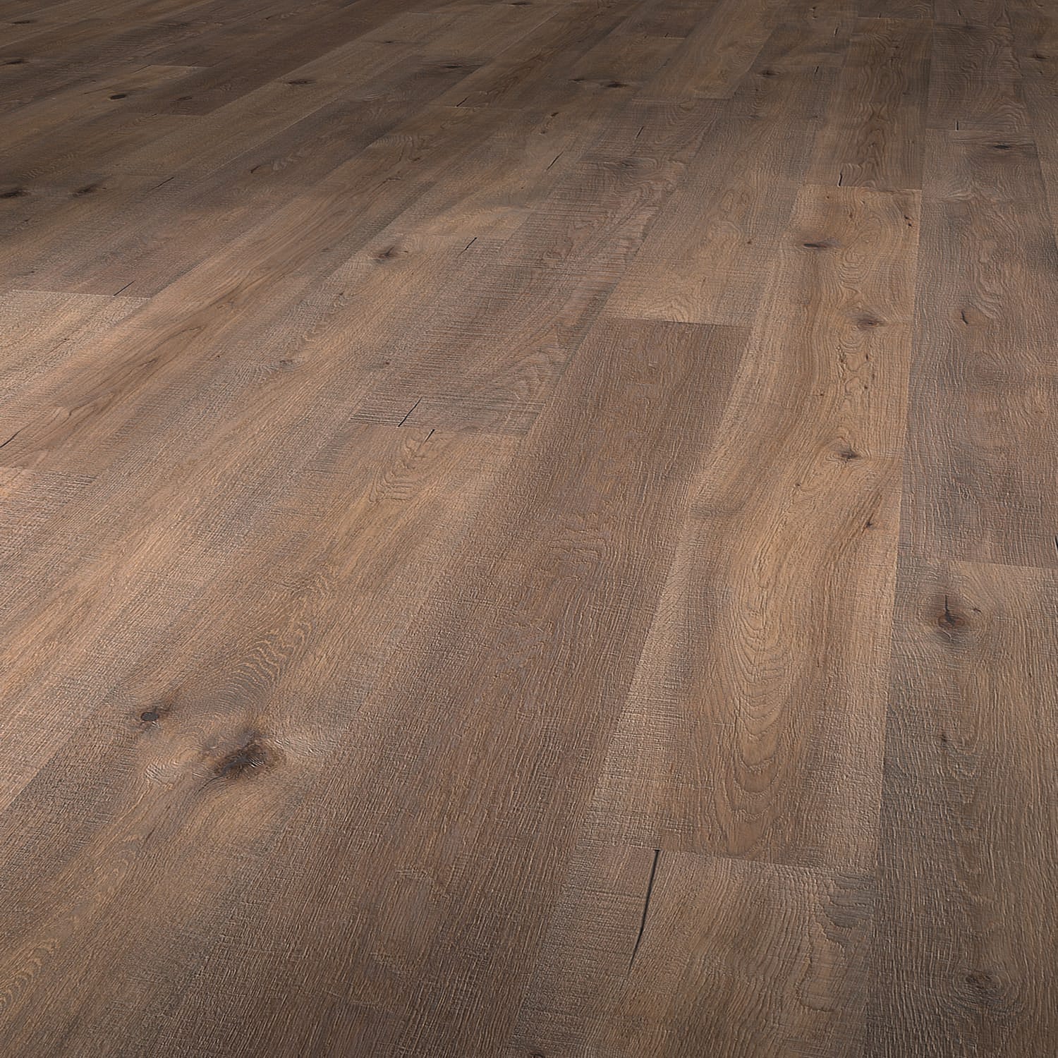 Flooors by LTL Oak Brown hardwood flooring — carton and plank detail