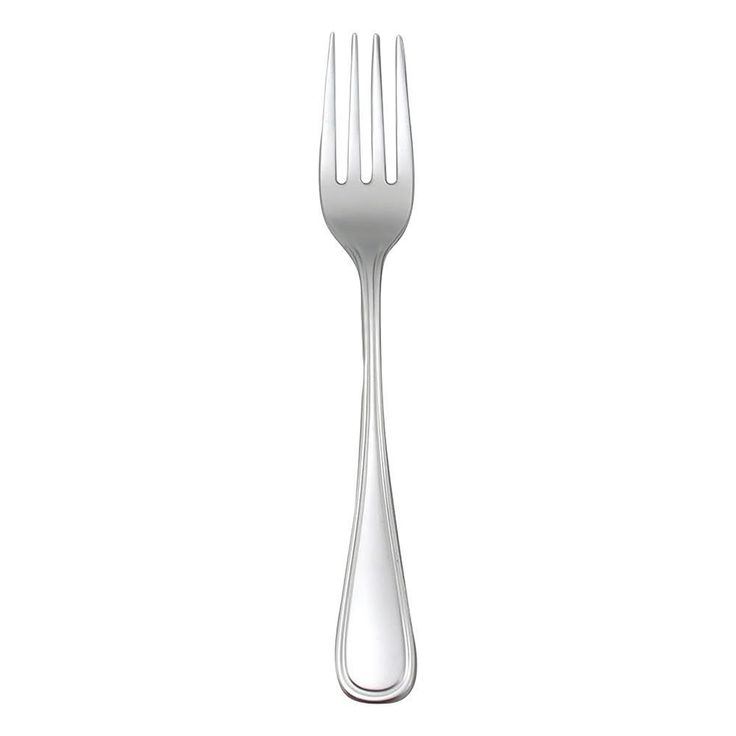 New Rim Silver 18/0 Stainless Steel Dinner Fork (12-Pack)