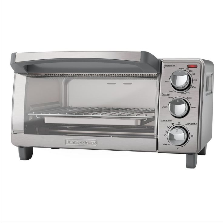 4-Slice Stainless Steel Toaster Oven