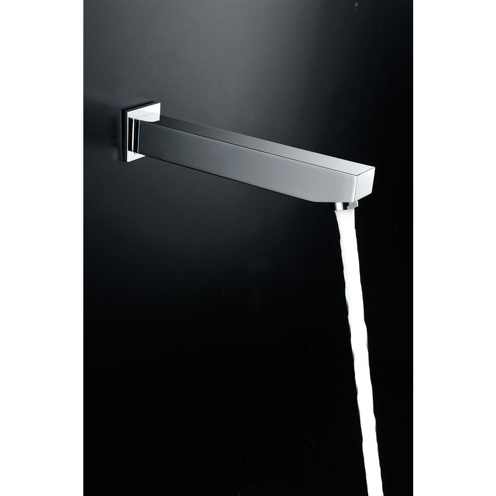 Byne 1-Handle 1-Spray Tub and Shower Faucet with Sprayer Wand in Polished Chrome (Valve Included) - Super Arbor
