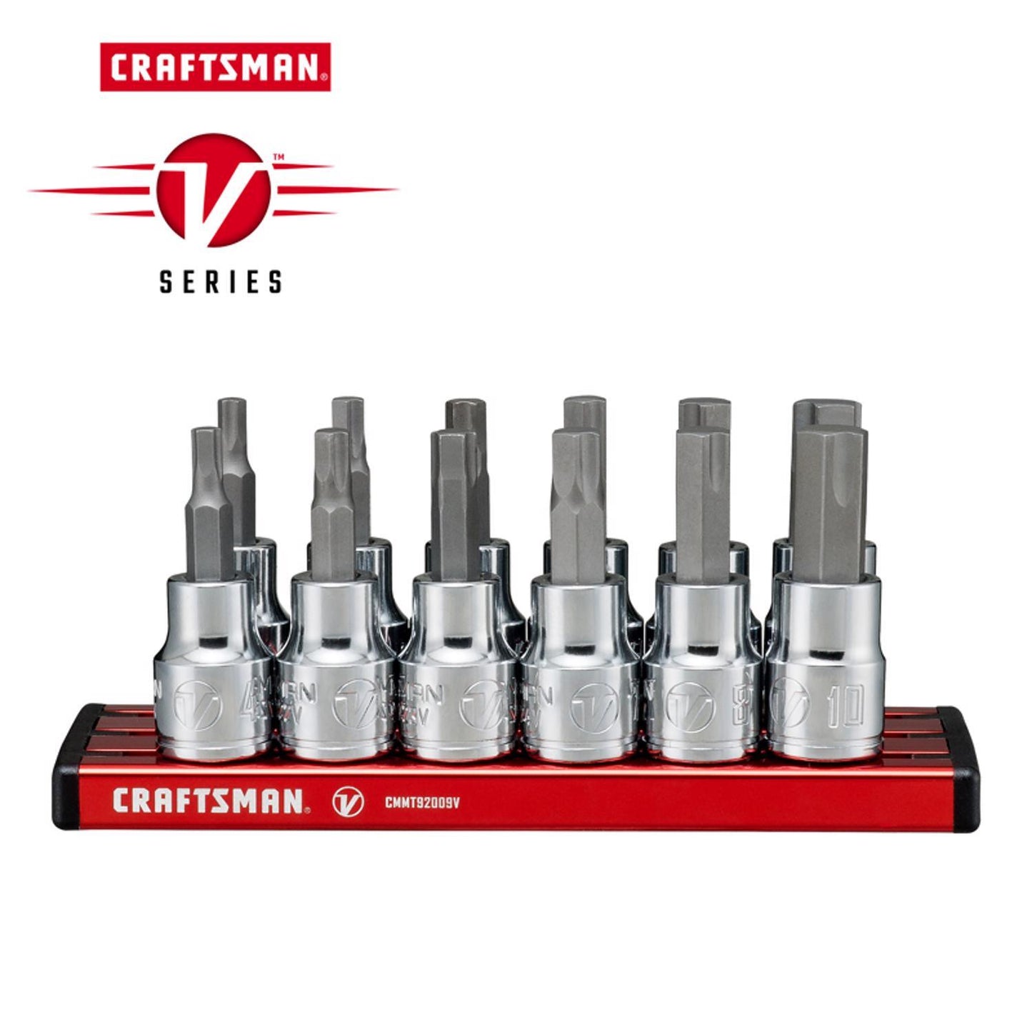 Craftsman V-Series X-Tract Technology 3/8 in. Drive Metric and SAE Hex Bit Socket Set, 12 pc