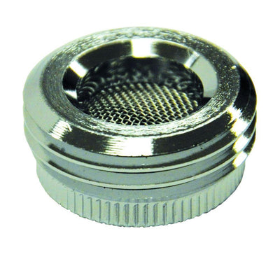 55/64 in. 27F x 3/4 in. GHTM Chrome Garden Hose Adapter - Super Arbor