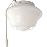 AirPro 1-Light White Ceiling Fan Light