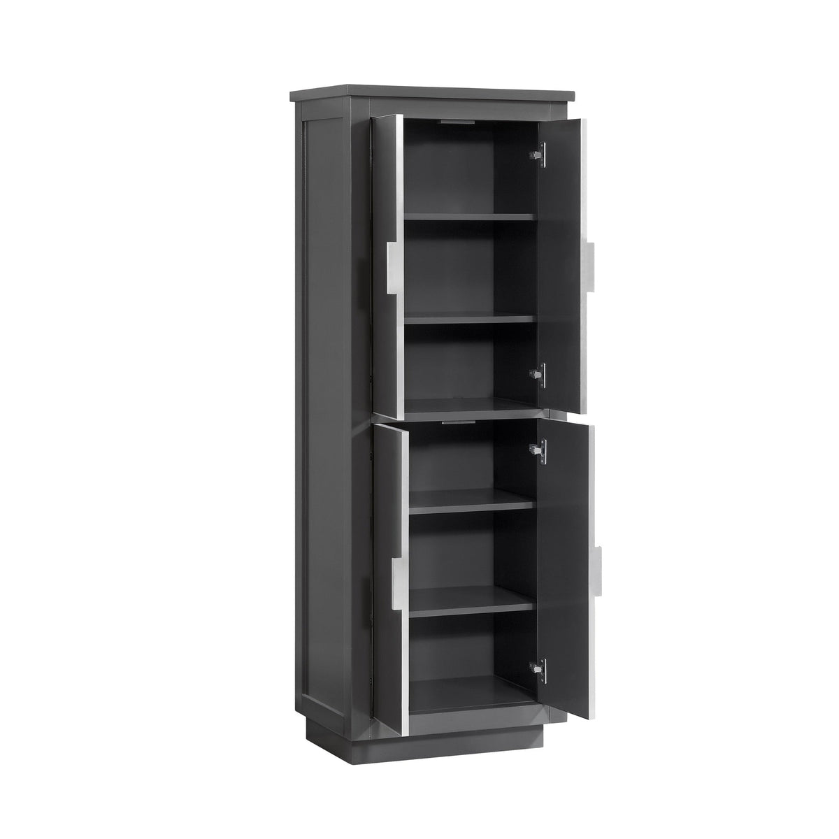 Avanity Allie/Austen 24-in W x 65-in H x 16-in D Twilight Gray Birch Freestanding Linen Cabinet
