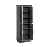 Avanity Allie/Austen 24-in W x 65-in H x 16-in D Twilight Gray Birch Freestanding Linen Cabinet