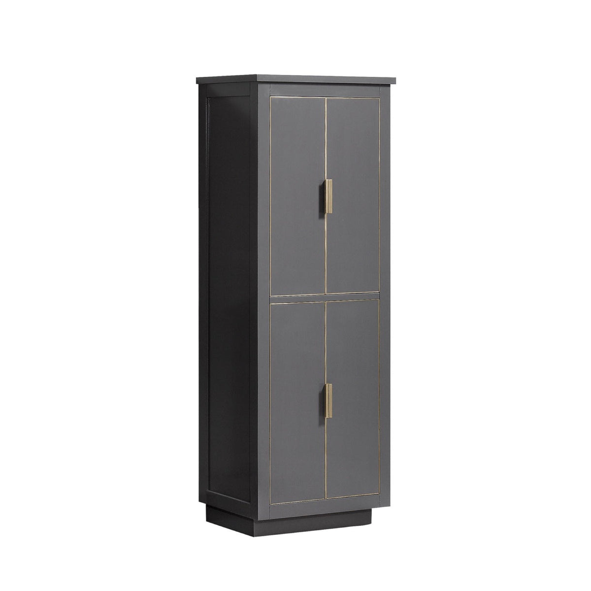 Avanity Allie/Austen 24-in W x 65-in H x 16-in D White Birch Freestanding Corner Linen Cabinet