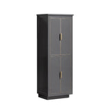Avanity Allie/Austen 24-in W x 65-in H x 16-in D White Birch Freestanding Corner Linen Cabinet