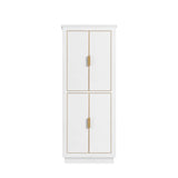 Avanity Allie/Austen 24-in W x 65-in H x 16-in D White Birch Freestanding Corner Linen Cabinet