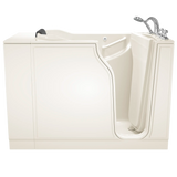 American Standard Gelcoat Premium 52 in. Right-Hand Walk-In Whirlpool & Air Bathtub in Linen
