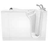 American Standard Gelcoat Premium 52 in. Right-Hand Walk-In Whirlpool & Air Bathtub in Linen