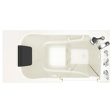 American Standard Gelcoat Premium 52 in. Right-Hand Walk-In Whirlpool & Air Bathtub in Linen