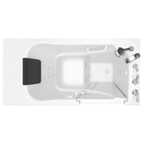 American Standard Gelcoat Premium 52 in. Right-Hand Walk-In Whirlpool & Air Bathtub in Linen