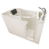 American Standard Gelcoat Premium 52 in. Right-Hand Walk-In Whirlpool & Air Bathtub in Linen