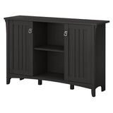 Bush Furniture Salinas Vintage Black 6-Shelf Office Cabinet
