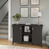 Bush Furniture Salinas Vintage Black 6-Shelf Office Cabinet