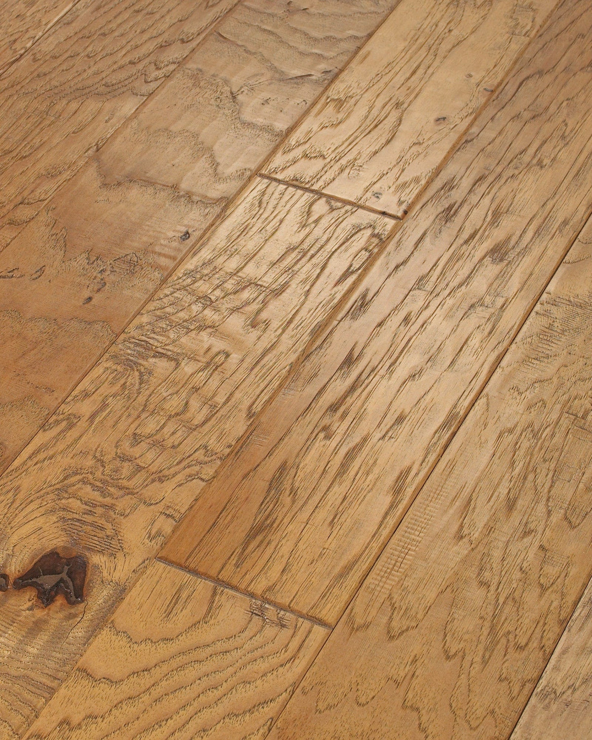 Shaw Hickory Bungalow hardwood flooring — color and finish detail