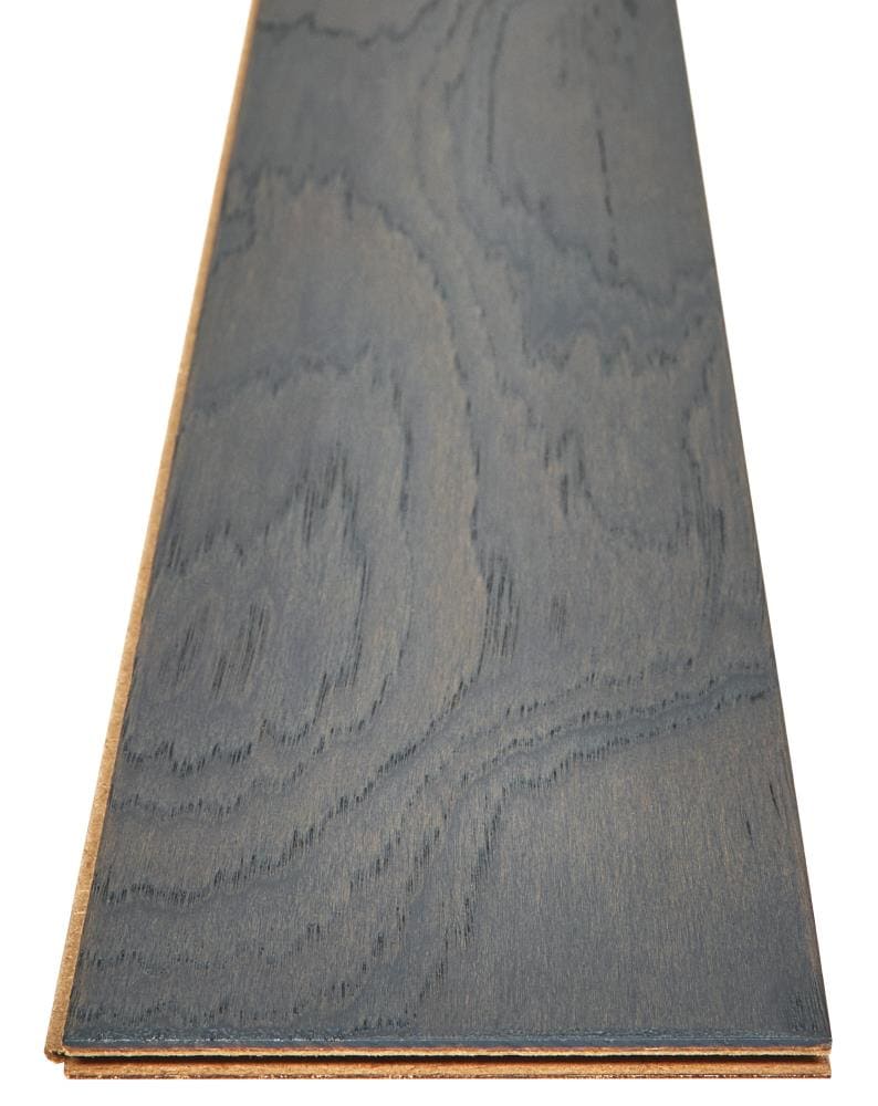 Shaw Hickory Charcoal hardwood flooring — carton and plank detail