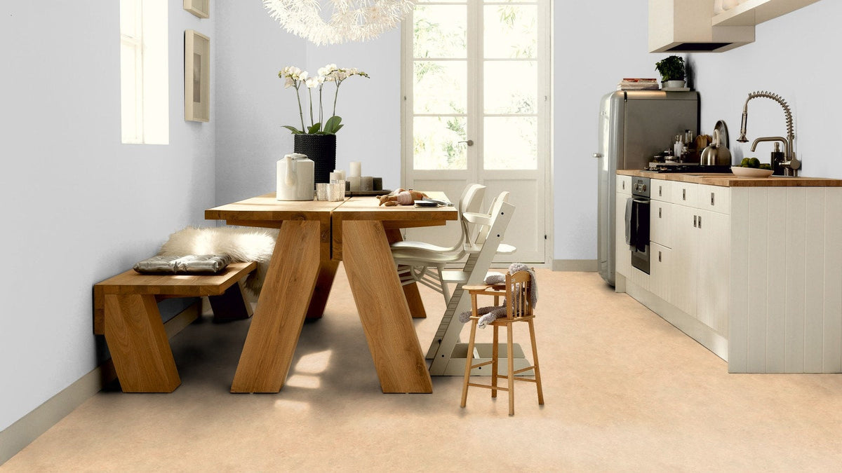Forbo Flooring Systems Marmoleum Cinch Loc Seal Caribbean 10-mm T x 12-in W x 36-in L Waterproof Tile Look Laminate Flooring (20.34-sq ft / Carton)