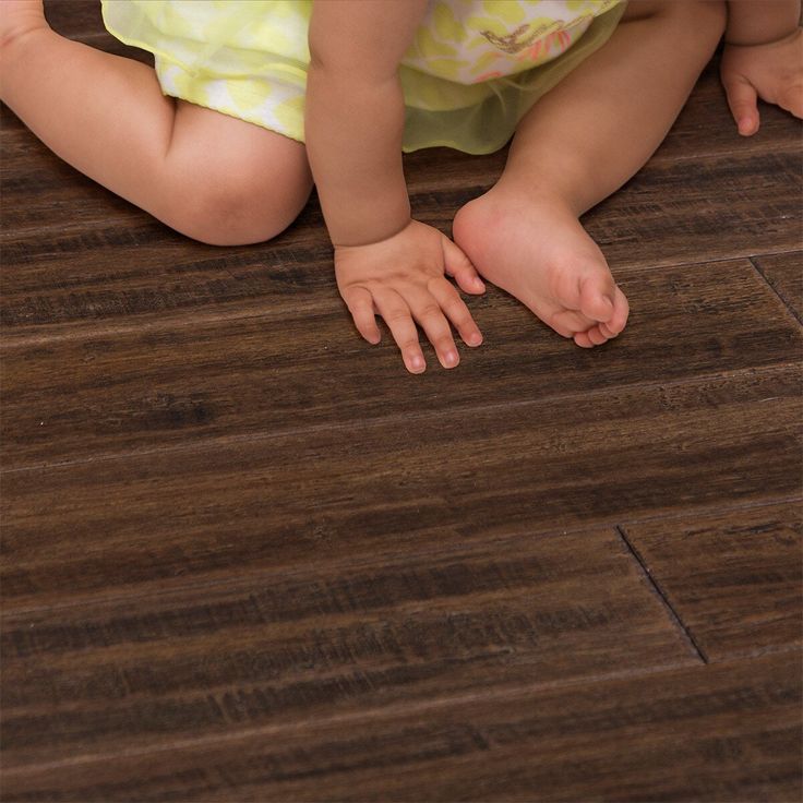 Cali Bamboo (Sample) Fossilized Vintage Port Bamboo Solid Handscraped Waterproof Hardwood Flooring