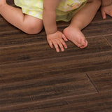 Cali Bamboo (Sample) Fossilized Vintage Port Bamboo Solid Handscraped Waterproof Hardwood Flooring