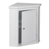 Teamson Home Glancy 22.5-in x 24-in x 15-in White Bathroom Wall Cabinet