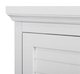 Teamson Home Glancy 22.5-in x 24-in x 15-in White Bathroom Wall Cabinet