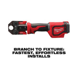 M18 18-Volt Lithium-Ion Cordless Short Throw Press Tool Kit W/ (3) PEX Crimp Jaws - Super Arbor