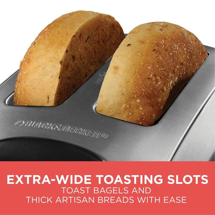 2-Slice Stainless Steel Toaster