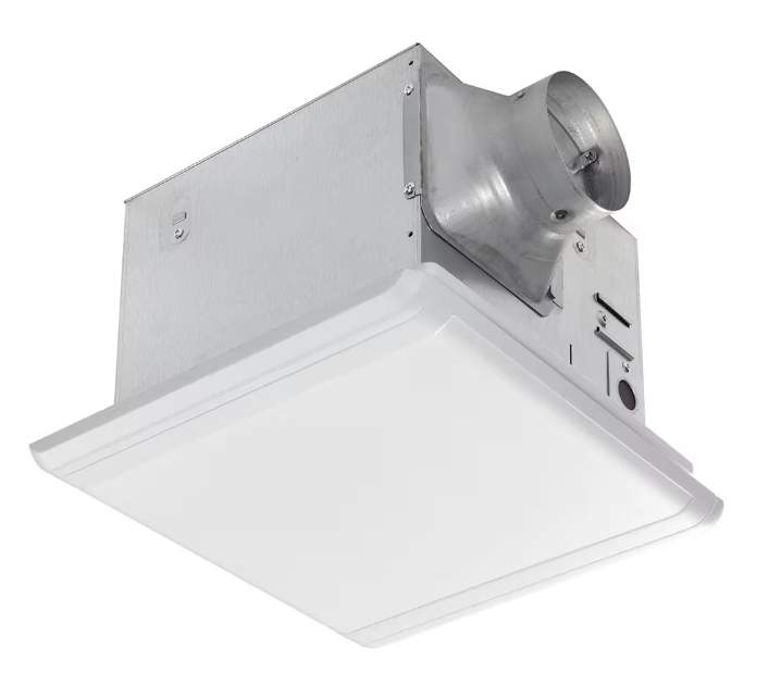 110 CFM Ceiling Mount Quick Connect Modern Bathroom Exhaust Fan
