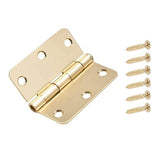 3 in. Satin Brass 1/4 in. Radius Door Hinge