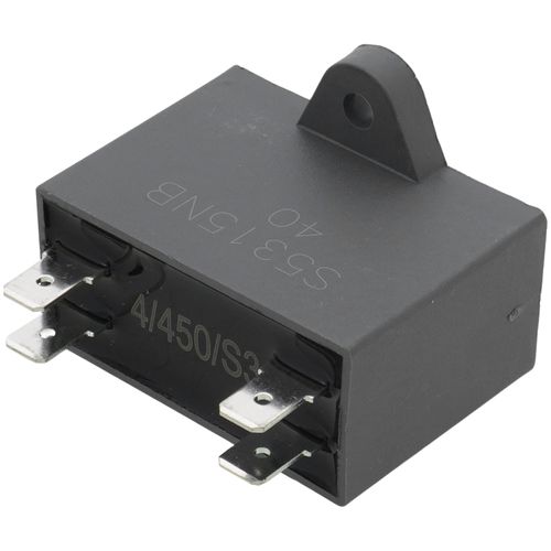 Carrier 17400101A00488 capacitor - detail view (Voltage: 450v; MFD: 4)
