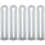 12 in. 40-Watt T10 U-Bent Ful Fluorescent Tube CFL Light Bulb Black Light (5-Pack) - Super Arbor