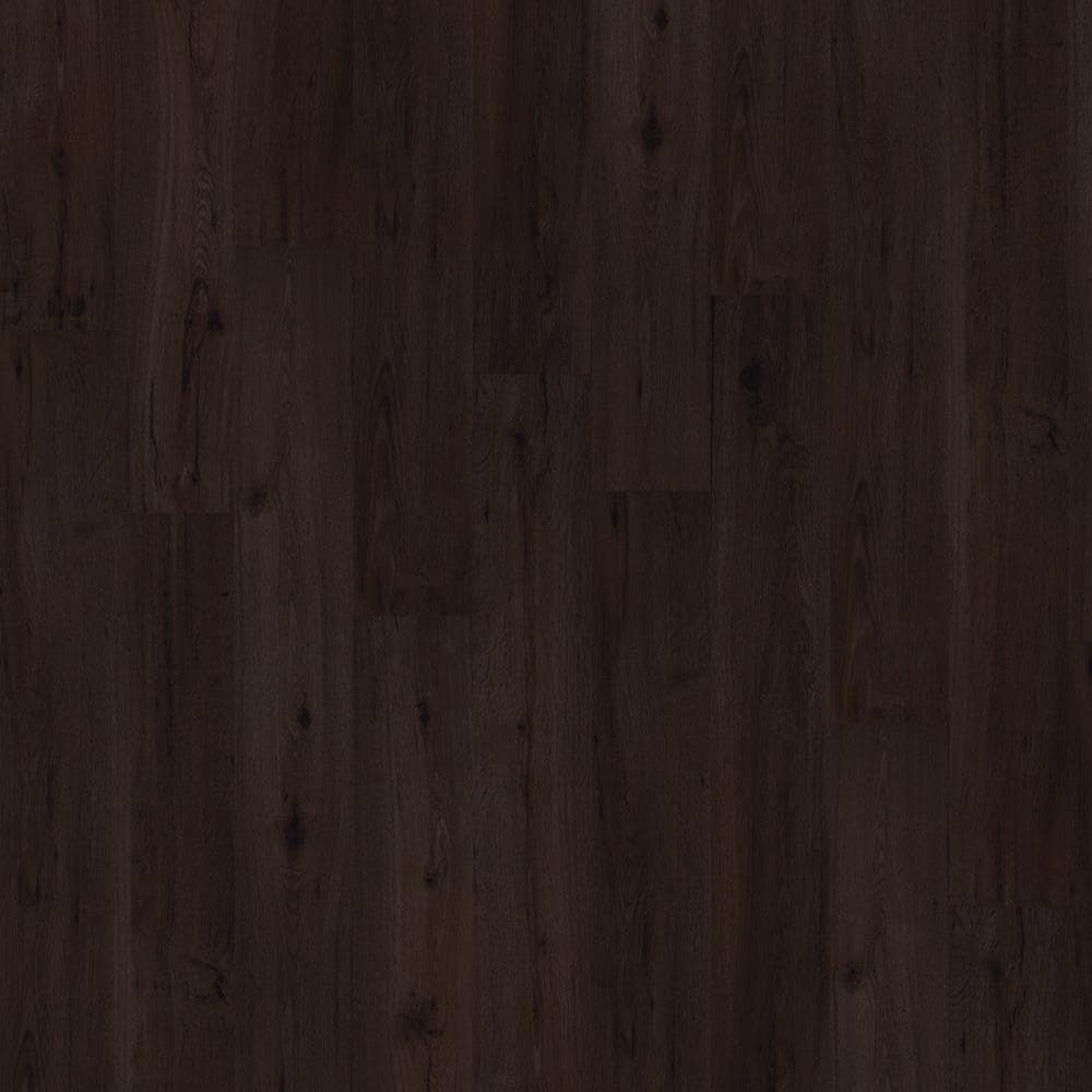 Shaw (Sample) Perennial Eureka Brown Wood Look 0.15-mil Waterproof Glue Down Luxury Vinyl Plank