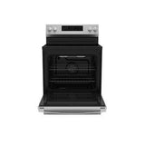 GE 30 in. 5.3 cu. ft. Electric Range with Self-Cleaning Convection Oven in Stainless Steel