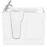 HD Series 26 in. x 46 in. Left Drain Quick Fill Walk-In Soaking Bathtub in White - Super Arbor