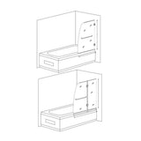 Pacific 48 in. x 58 in. Frameless Hinged Bathtub Door in Chrome - Super Arbor